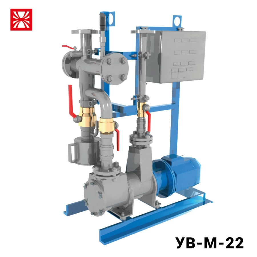 محطة ضخ فراغية مع مضخات تمزيق "UV-M-22
