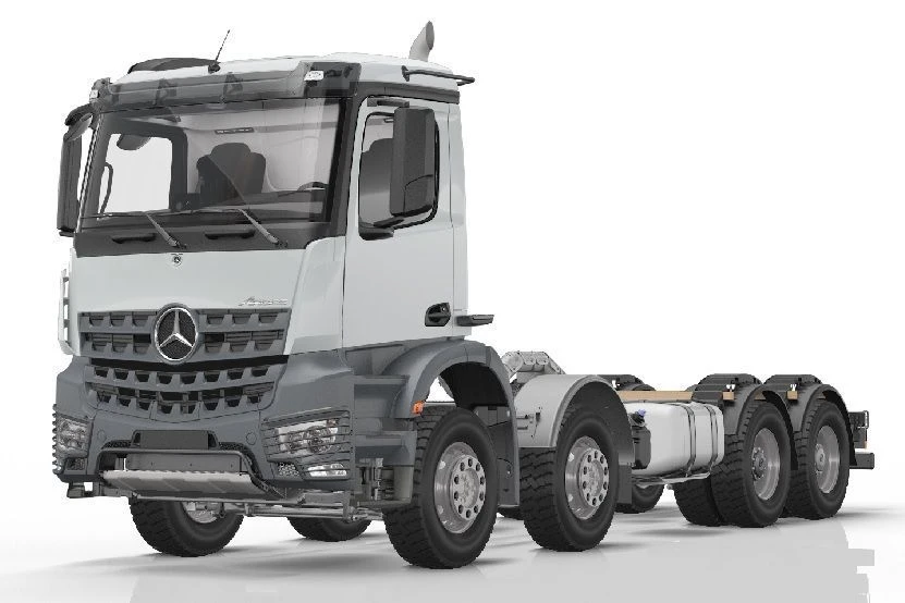 Шасси Mercedes-Benz Arocs 4142 B с кабиной F1A