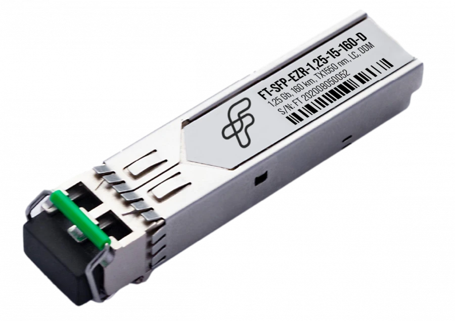 جهاز الإرسال والاستقبال البصري SFP، FT-SFP-EZR-1.25-15-160-D