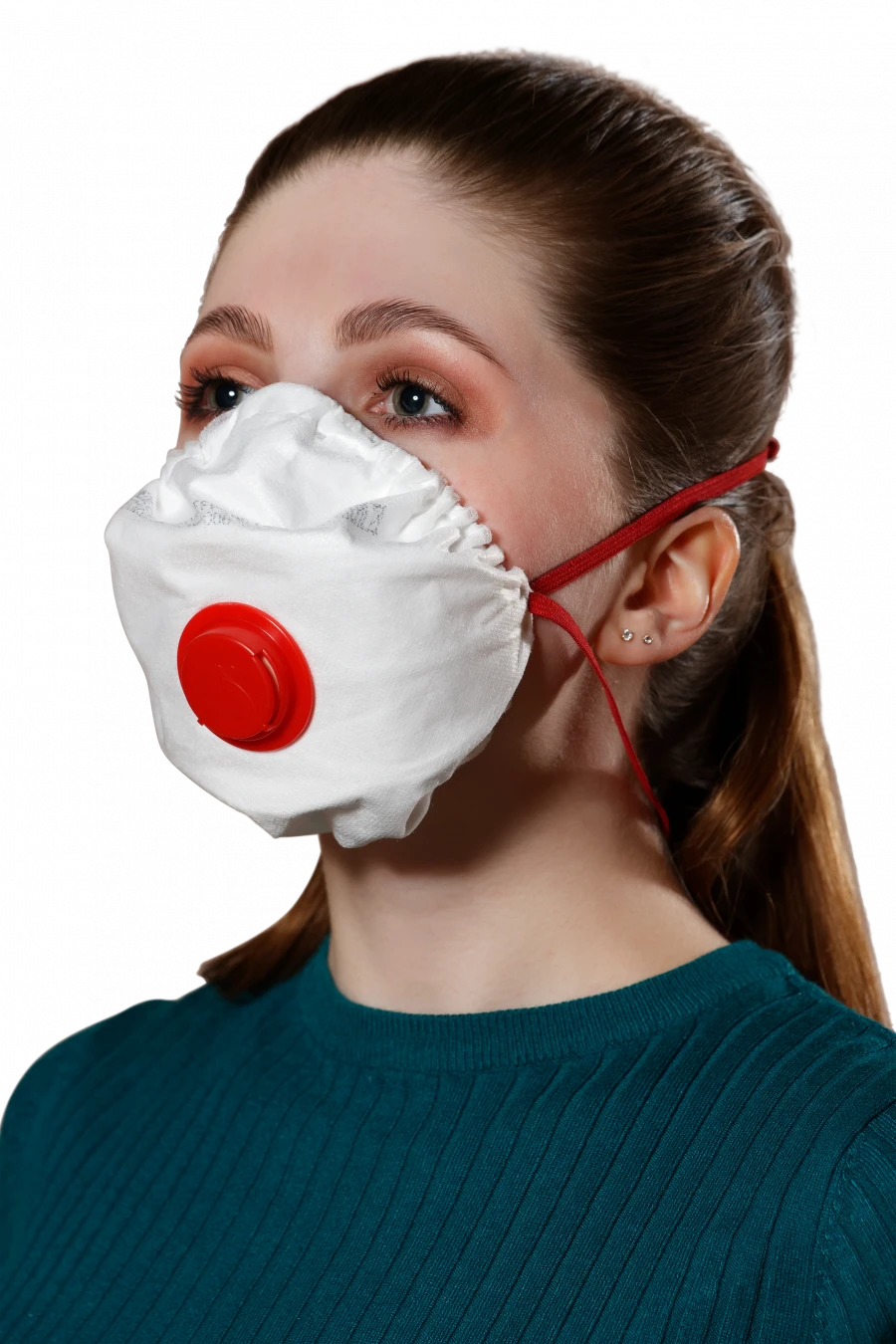 Disposable Filtering Half Mask for Aerosol Protection "Lepestok-200 SB Cl" FFP3 NR D