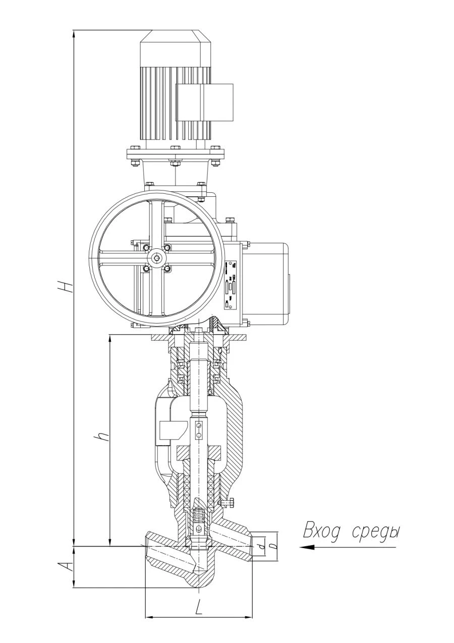 Shut-off and Regulating Valves Series KZ/KZR 105 DN 10-65mm, 25MPa, 560˚C