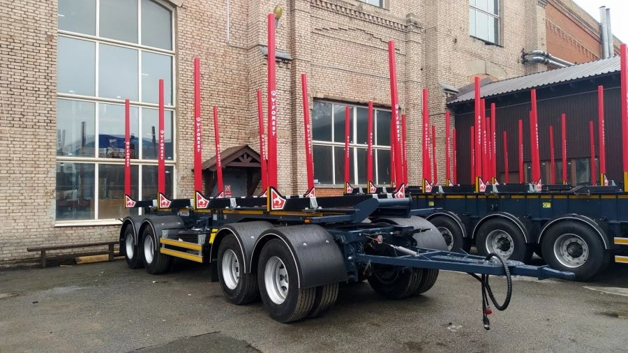 Non-extendable Four-Axle Timber Trailer V-TRAILER 303 VTR4