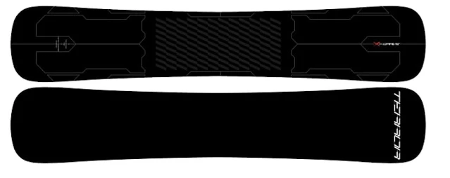 Snowboard for Boardercross Training and Competitions