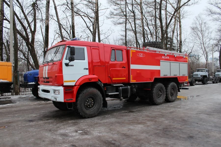 Пожарная автоцистерна АЦ 7.0-70 (43118), тип 4344-D0, модификации 4344Н0, на базе шасси модификаций 43118-А5, 43118-50, 43118-RR