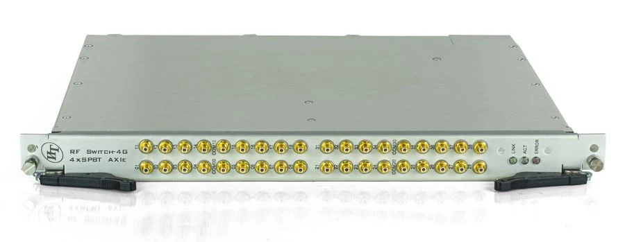 وحدة التبديل RF 4G 4xSP8T AXIe لإدارة الإشارات