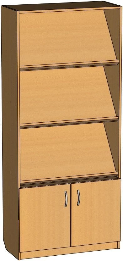 خزانة عرض للمكتبة بأرفف 800x350x1810