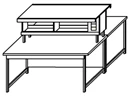 Island Laboratory Table for Physical Research SFO-2