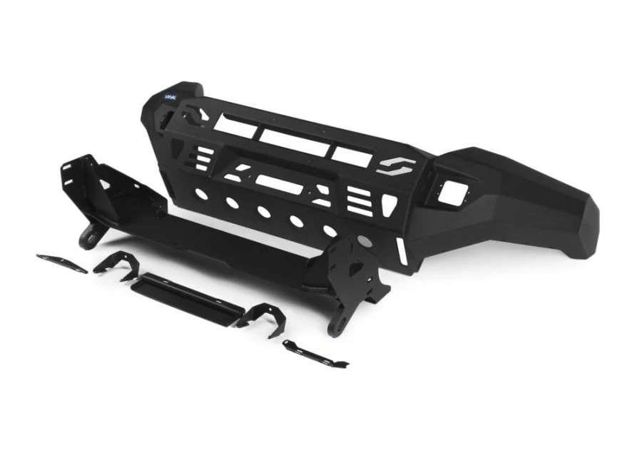 Black Car Bumper for TOYOTA LAND CRUISER 200 (2015-2021) with Mounting Kit