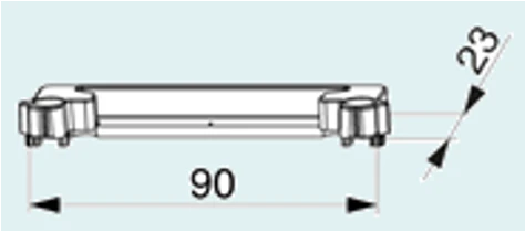 Запорная планка KBE AD70, артикул 373587