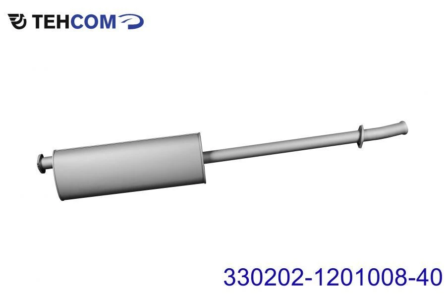 كاتم صوت مع أنبوب العادم لمركبات غازيل، موديل 330202-1201008-40