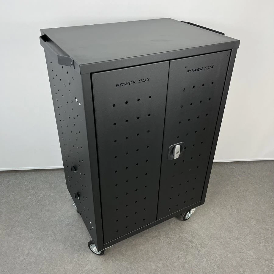 Тележка-хранилище с системой подзарядки ноутбуков и планшетов POWER BOX, серия C