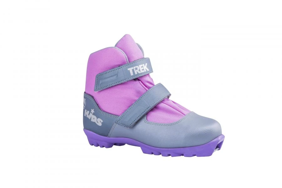 Ботинки лыжные детские TREK Kids4 металлик (лого серебро) N