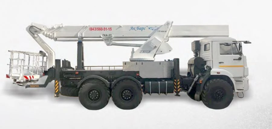 Автогидроподъемник модель ТКА-37 на шасси КАМАЗ-43118, КАМАЗ-5350, КАМАЗ-65115