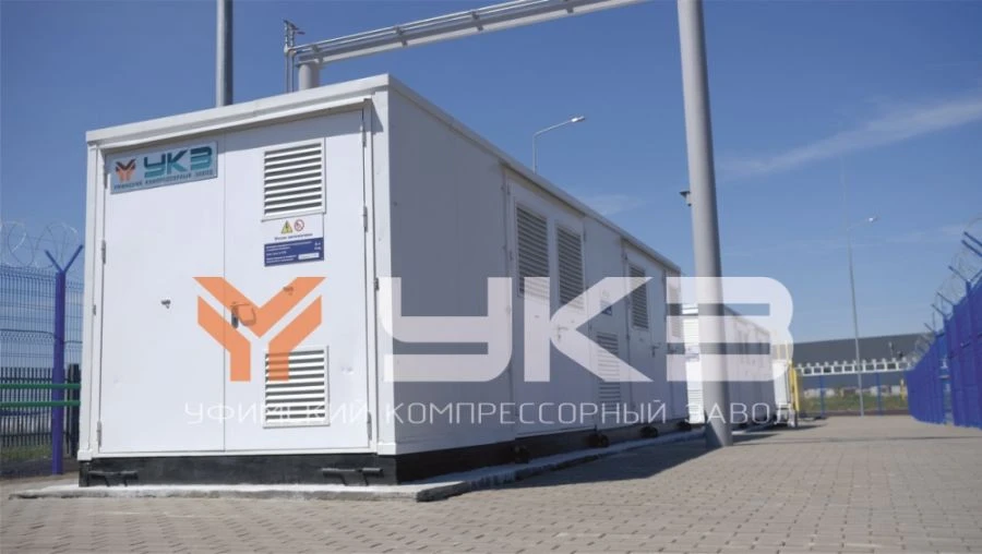 Автомобильная газонаполнительная компрессорная станция АГНКС типа Модуль КПГ УКЗ
