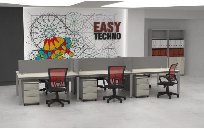 مكاتب خشبية للمكاتب والأماكن الإدارية - مجموعة EASY TECHNO