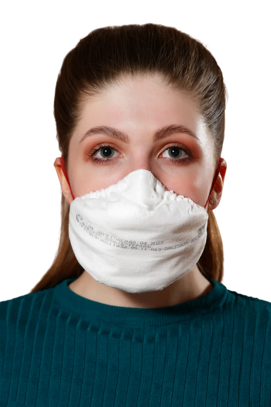 Filtering Half Mask for Aerosol Protection with Gas and Vapor Safety "Lepestok-200A SB" FFP3 R D
