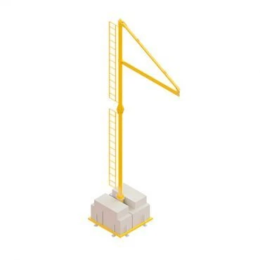 Safety System "Strela" E003-zn for Work at Heights