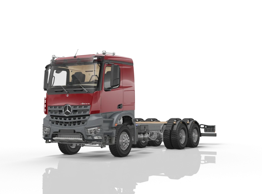 Шасси Mercedes-Benz Arocs 3348 A с кабиной F1T