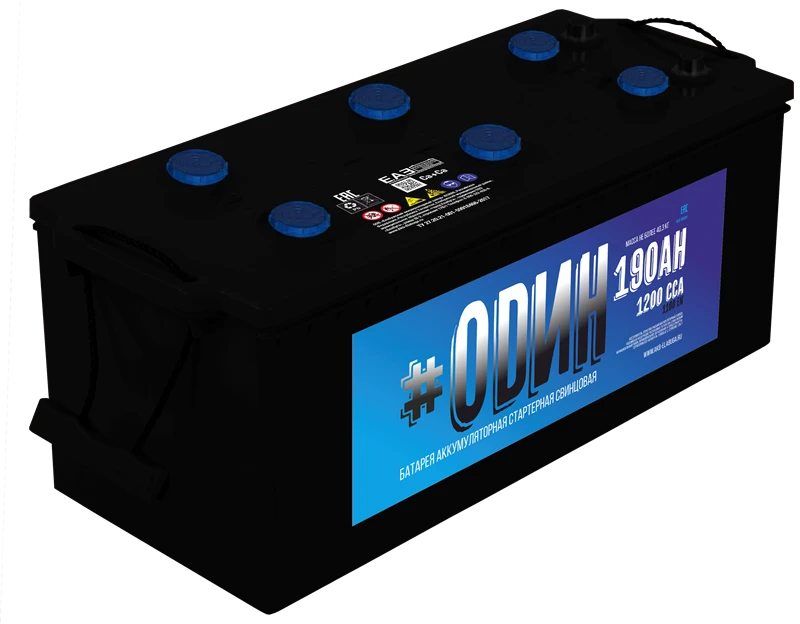 Lead Acid Battery for Starting Piston Engines AKB 6ST-190 "#ODIN
