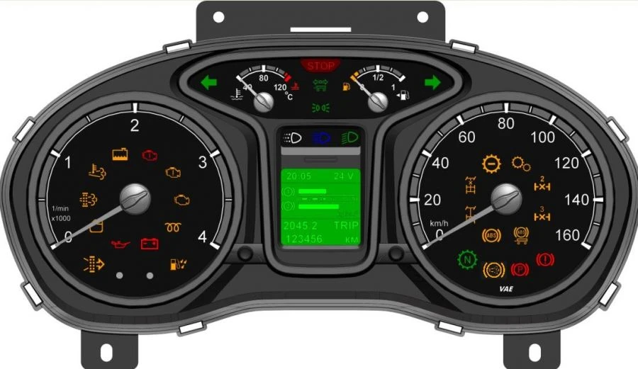 Блок управления комбинацией приборов UC1A11.3801010