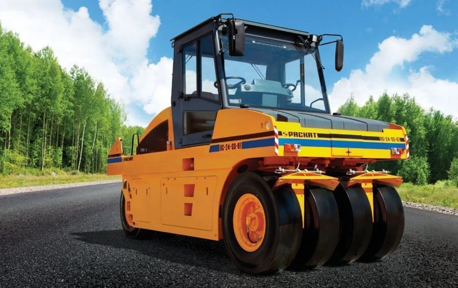 مدحلة هوائية مزدوجة المحاور لضغط الأسفلت RC-24-SS