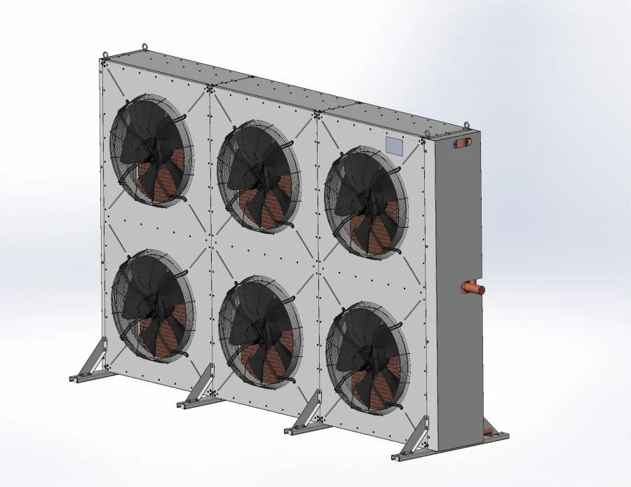 المكثف المبرد بالهواء ذو المستويين و 6 مراوح EC63-23C-GD290.78.00.000