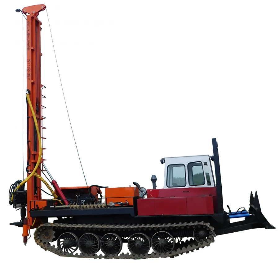 جرار زاحف TGU-4.00.01.01.01.01.004 مع معدات حفر URB-2A2