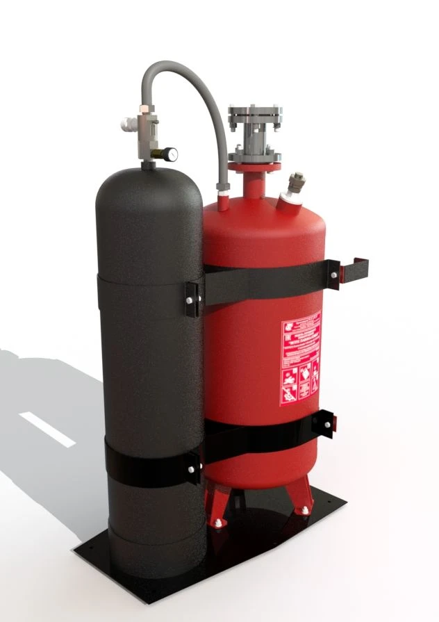 وحدة إطفاء الحريق بالمسحوق "MPP(Н)Lavina-Combi" - 170-12-KD-1-BSG-EGP(VZ)-UHL-2