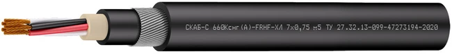 كابل للعمل في ظروف قاسية سكا-ب 660 كنسج (أ) - FRHF-XL
