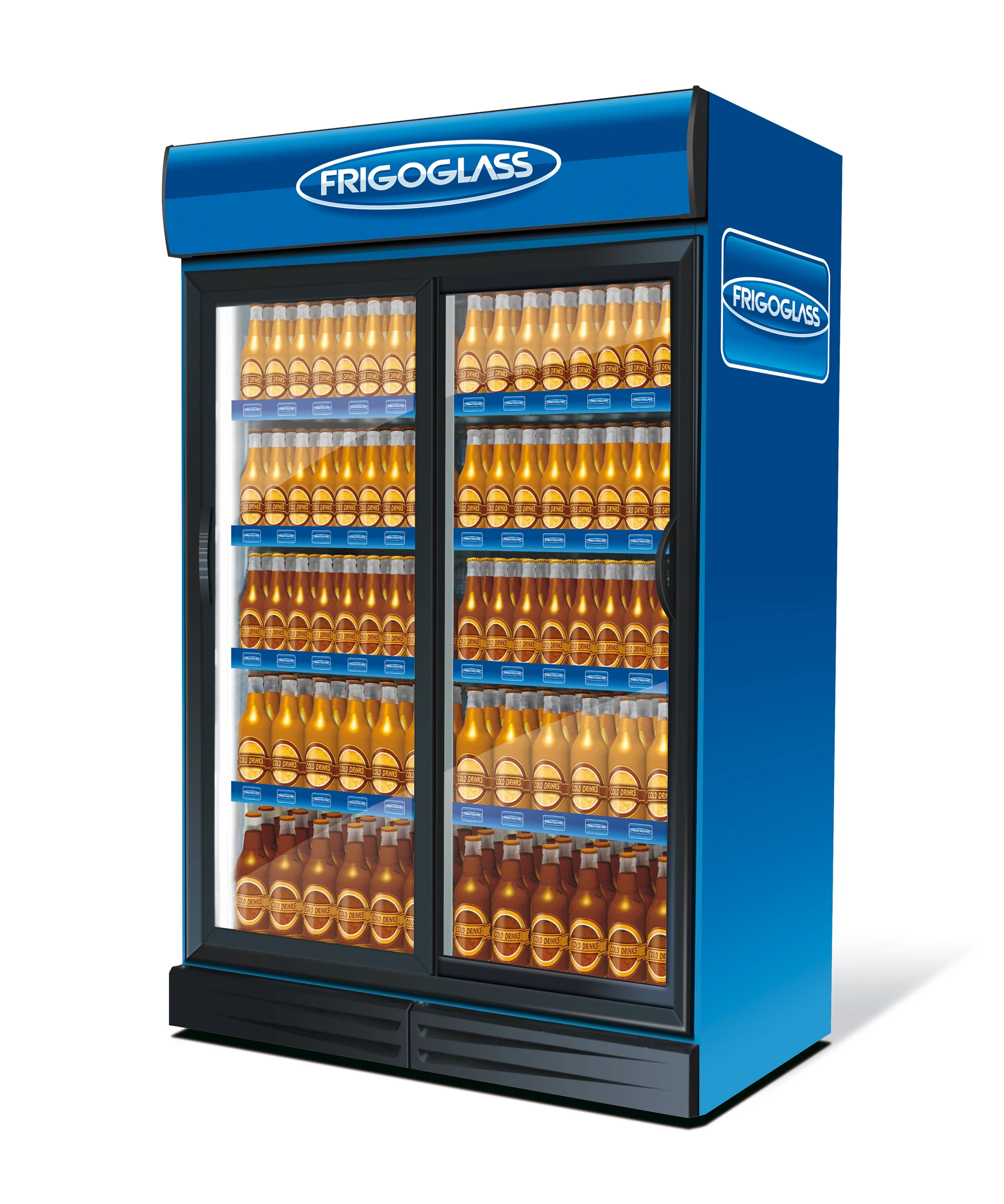 Холодильная витрина двухдверная FRIGOGLASS SUPER 1300 HC