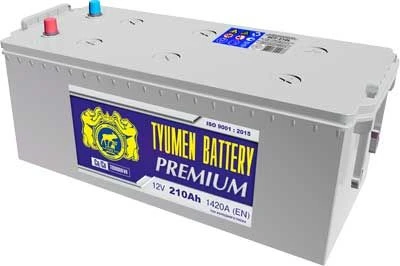 بطارية رصاصية بدء تشغيلية TYUMEN BATTERY 6ست-210CR