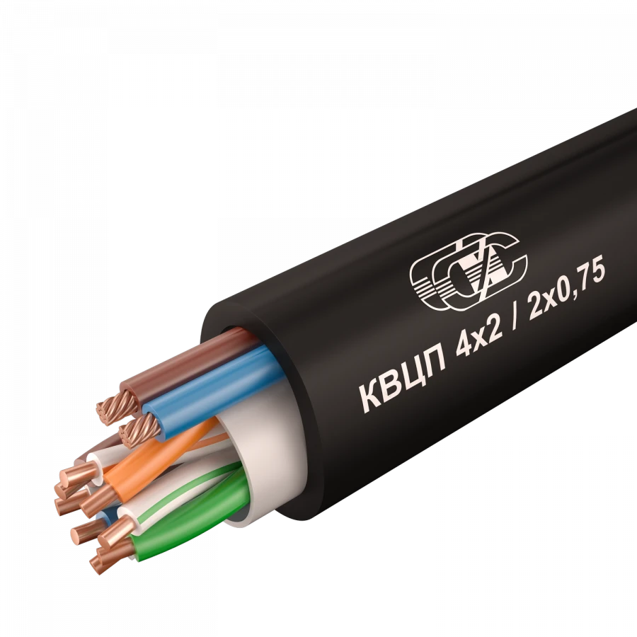Кабель КВЦП 2х2х0,52/2х0,75