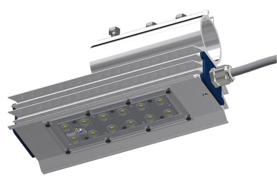 Светильник светодиодный стационарный общего назначения СУ-250-60-8000-Л5 60Вт, 8000лм, IP66, КСС "Ш", консоль