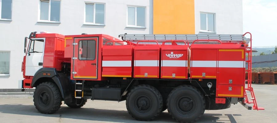 Автомобиль пенного тушения АПТ 3,5-70/4 тип 4673А, модификация 4673А4-00 на шасси Урал -4320-4951-78 (-80,-82)