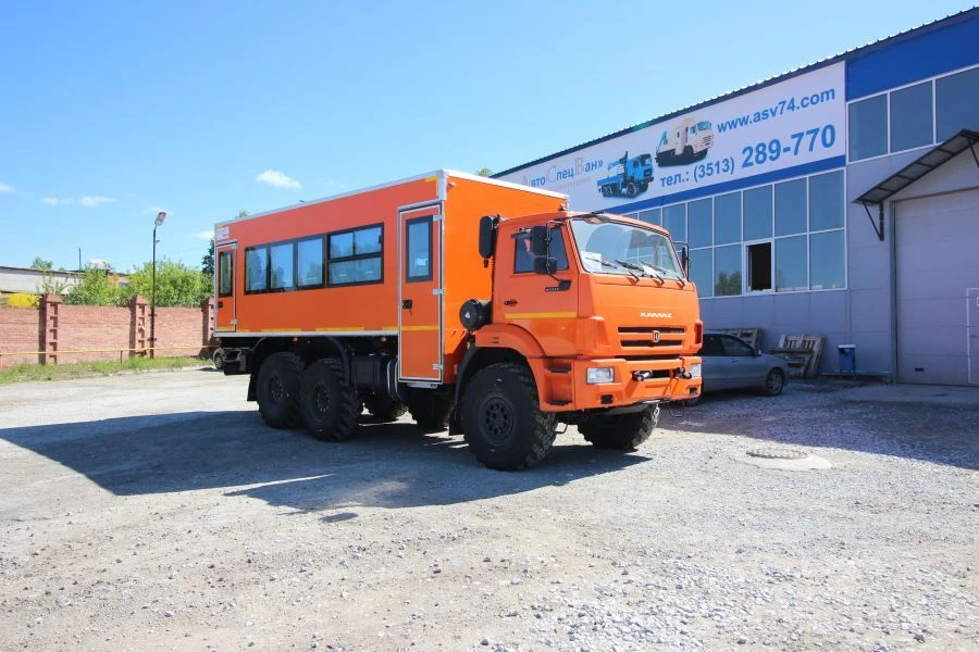 حافلة خاصة للنقل على شاسيه كاما 43118-50 نوع ASV 7721T2-10