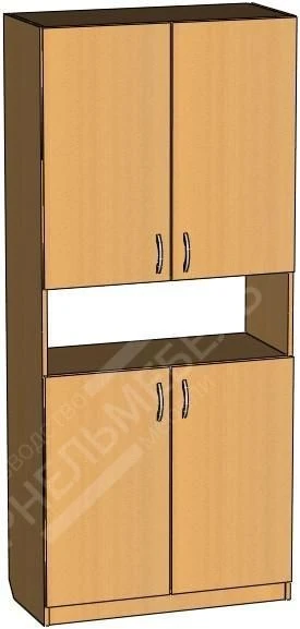 Шкаф закрытый с нишей