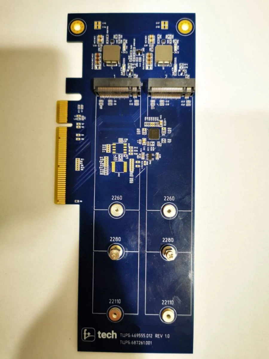 لوحة تبديل PCI-e FPD-PB-2NM-SD لقيادة M.2