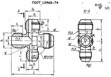 تقاطعات الأنابيب (GOST 13977-72) لتوصيل فعال