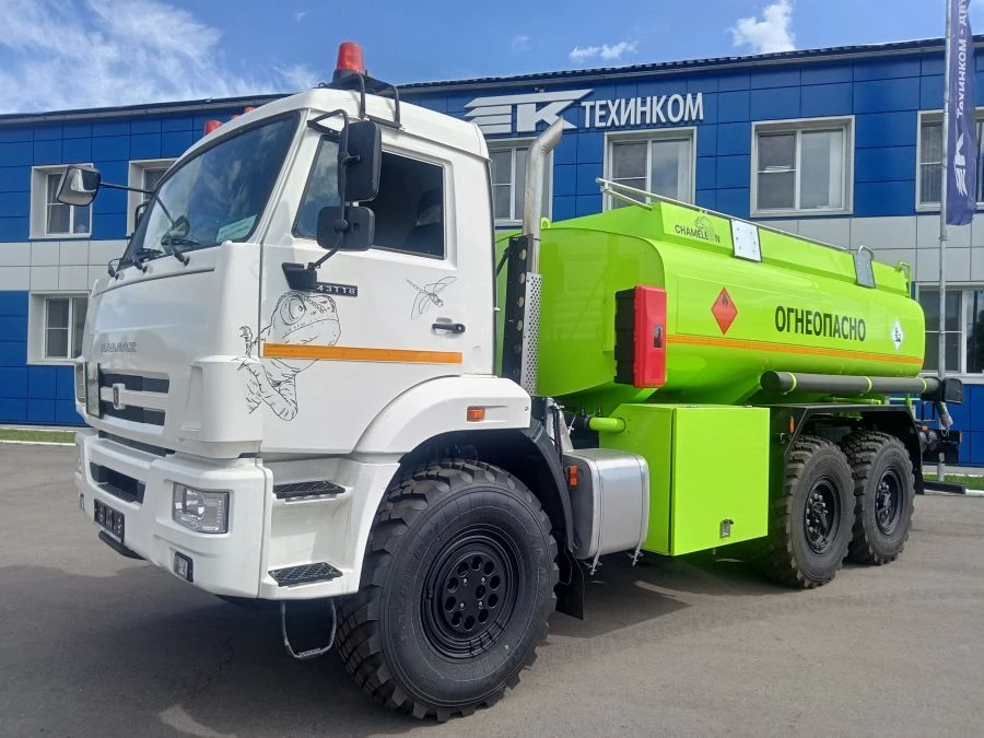 Автотопливозаправщик АТЗ-11, тип TK266010 (модификация 4693А3) на шасси КАМАЗ KAMAZ-018/2011/TRCU-3axle-101