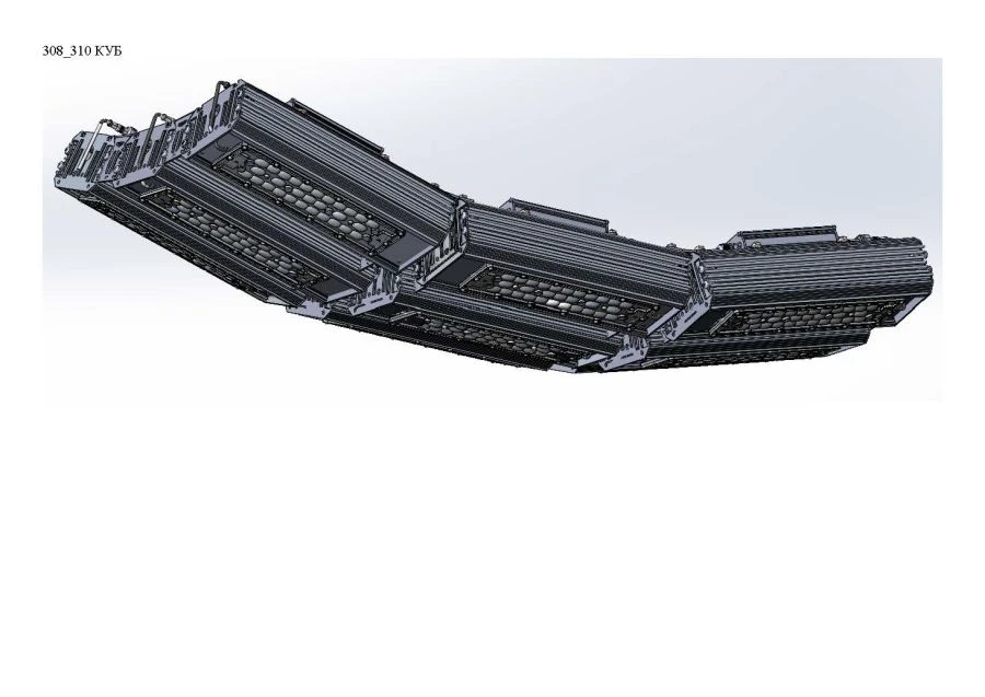 ضوء LED بتصميم صناعي "MTM IoT" سلسلة كيوبيك 530 مع تسعة وحدات