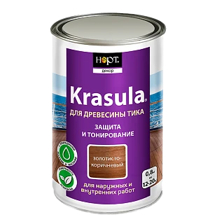 تركيبة KRASULA للحماية والتزيين للأخشاب الصلبة 0.8 كجم