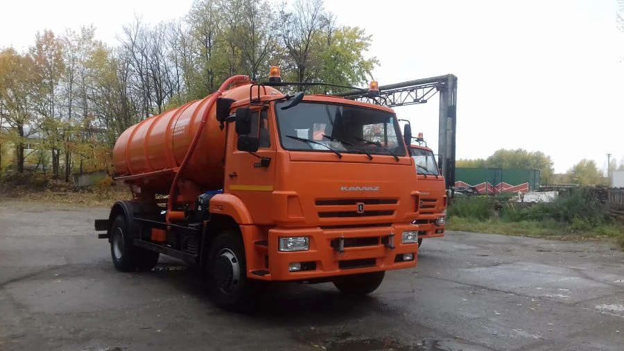 АВТОЦИСТЕРНА ВАКУУМНАЯ МВ 4690А3-40 НА ШАССИ КАМАЗ-53605-А5