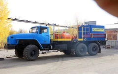 وحدة مضخة الأسمنت SИN35 على شاسيه URAL-4320