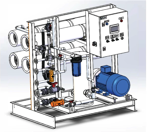 Water Treatment System, Desalination Unit "AKVAVIT" MV230