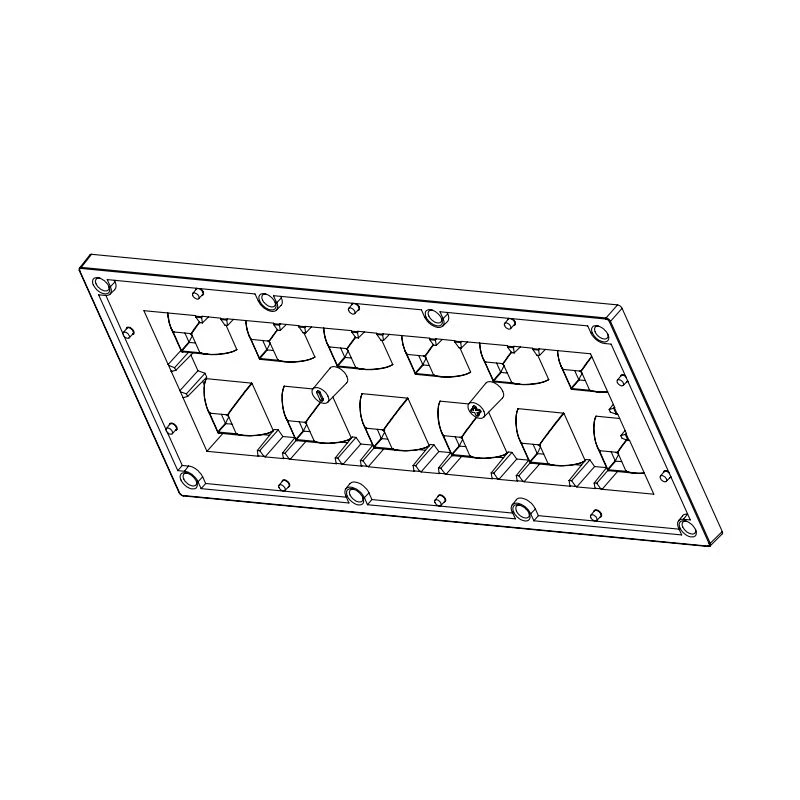 LED Lens for Lighting AMT-HB-173x70-5050(12)-60-SQ