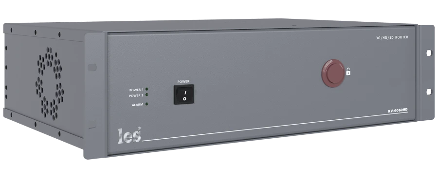 KV-6060HD - Матричный коммутатор 60х60 3G/HD/SD-SDI видеосигналов. Локальное и дистанционное управление, 2БП.