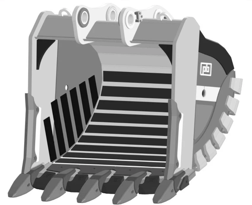 دلو صخري شديد التحمل RDX-83.23d-XS85(5)WS-NF