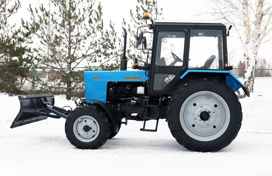 Utility Road and Municipal Machines UDKM on Belarus 82.1 Tractor