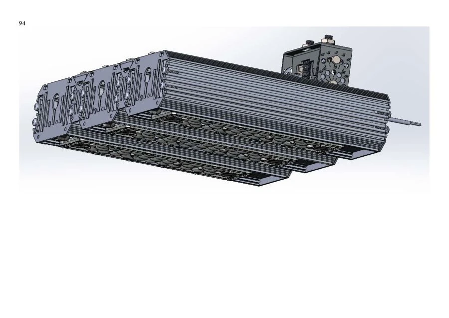 مصباح LED بتصميم صناعي "MTM IoT" سلسلة CUBIC 160 ثلاث وحدات