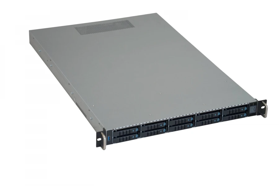 خادم ركب 1U مع 10 فتحات لمحركات SFF إيريديوم IR-110X